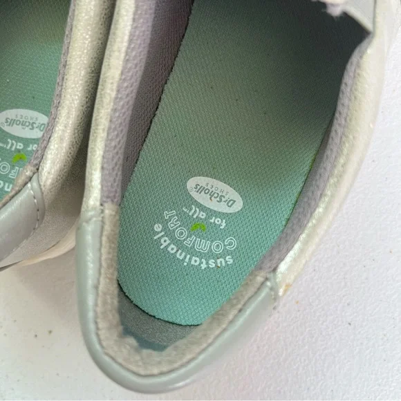 Dr. Scholl's Silver Slip-On Flats - Picture 5 of 6